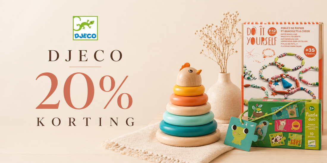 Djeco in de opruiming: nu 20% korting op creatief Frans speelgoed! 🎨