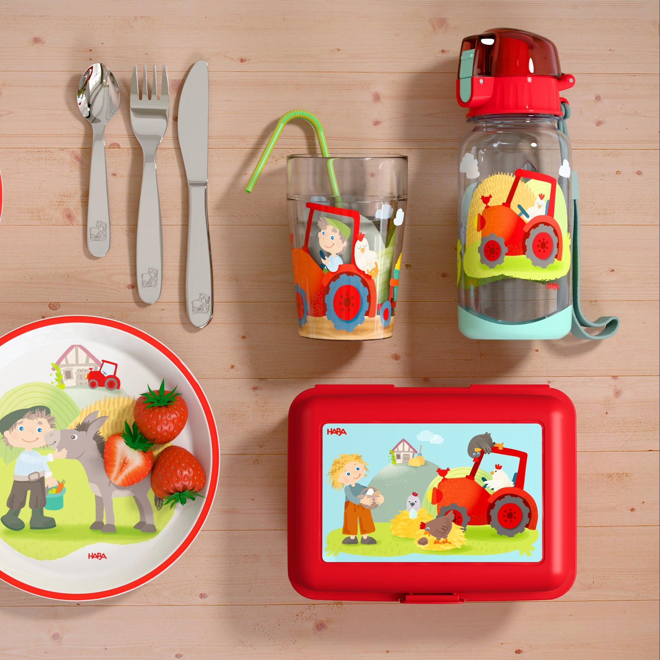 Lunchtrommels en drinkbekers