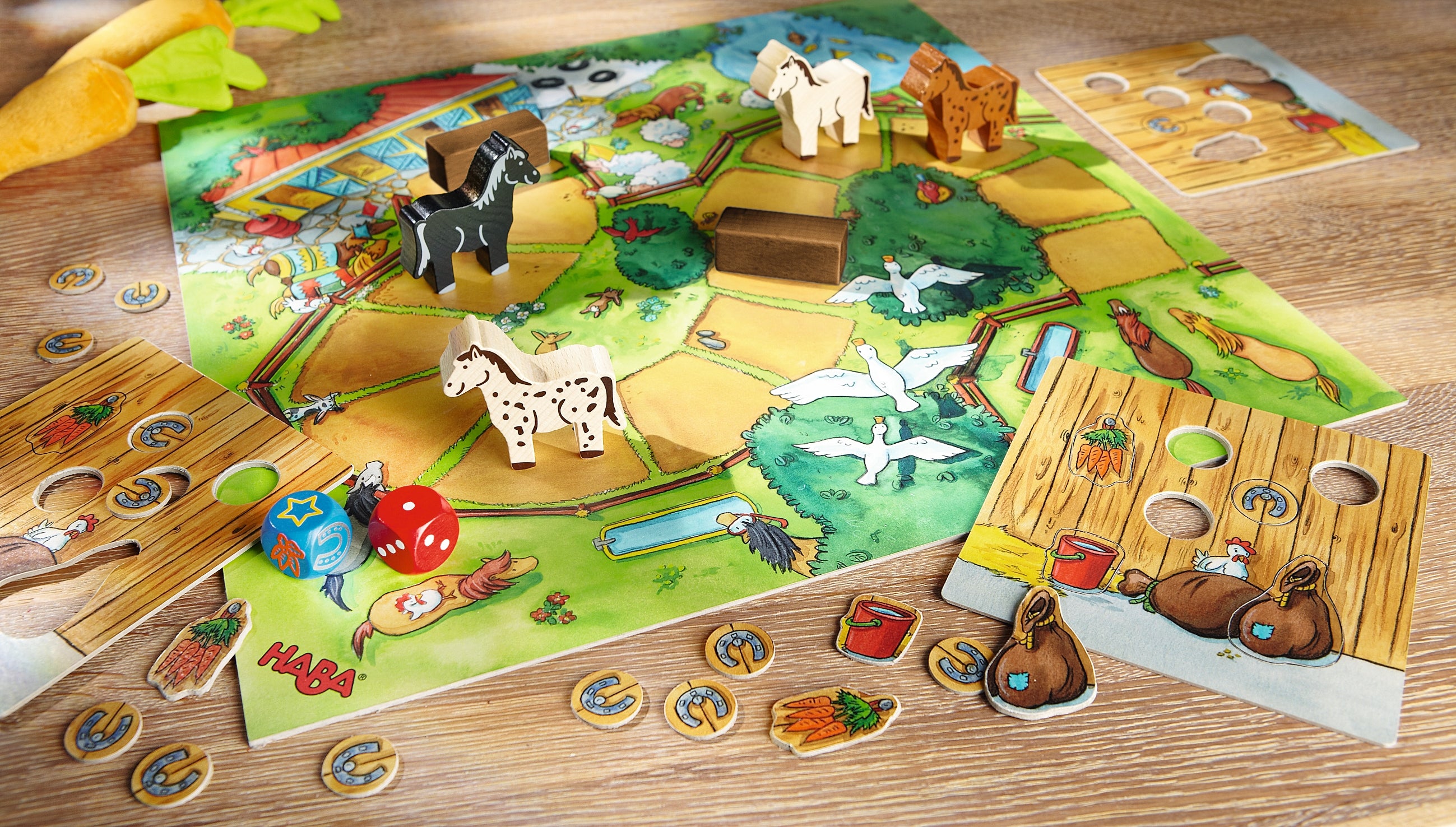 HABA Hop in Galop – Paardenrace Bordspel