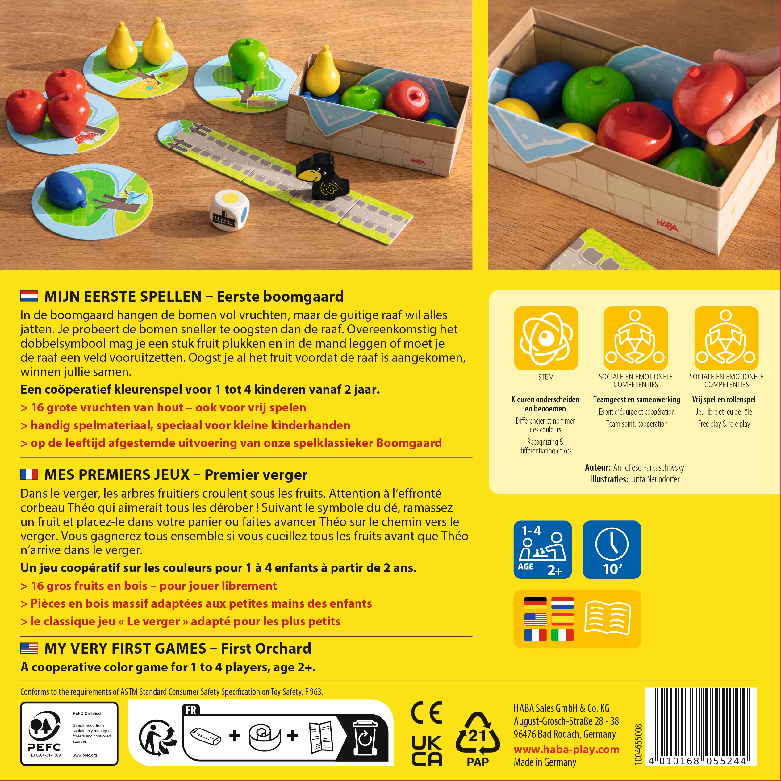 HABA Mijn Eerste Spellen – Eerste Boomgaard Bordspel