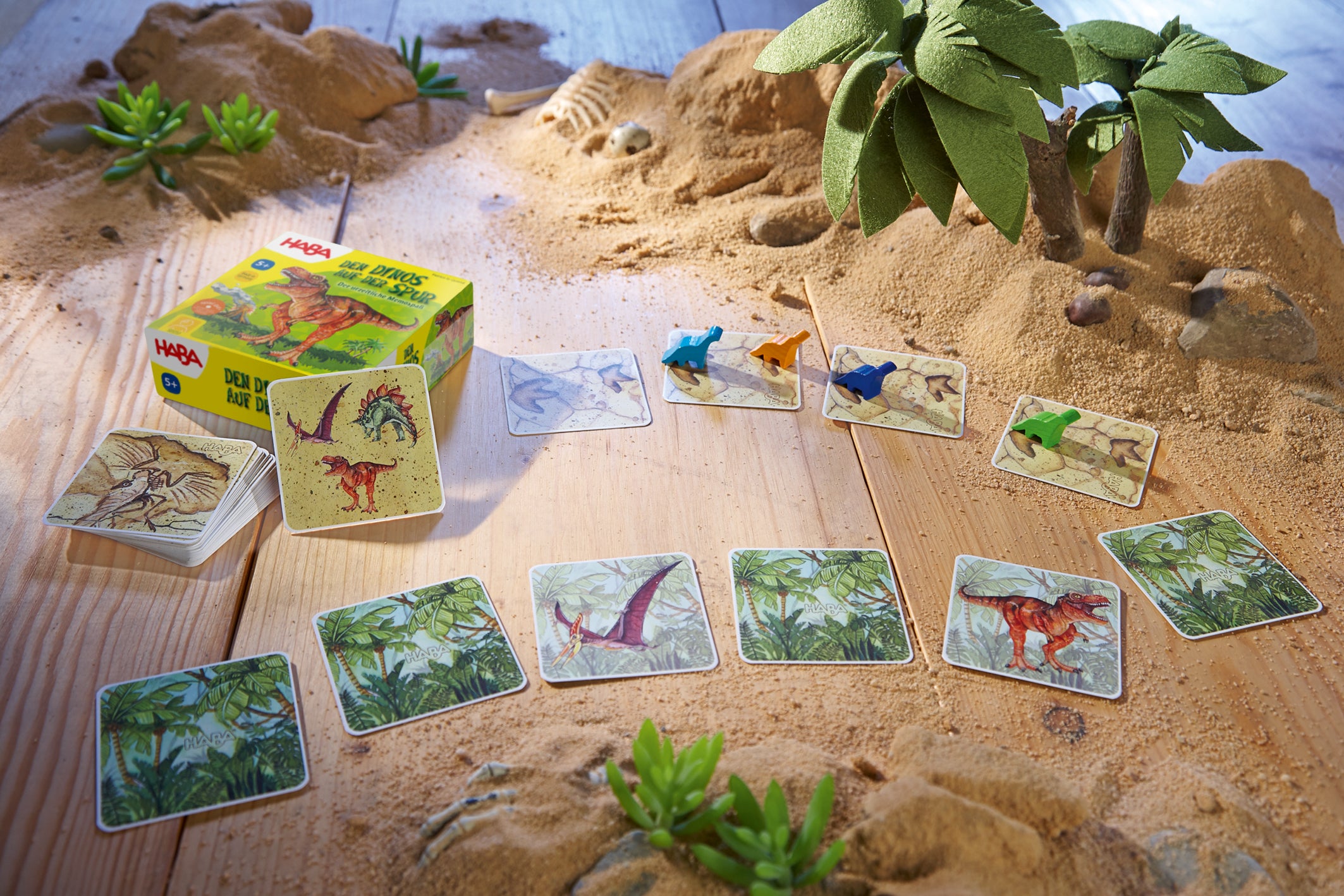 HABA De Dino’s op het Spoor – Geheugenspel Bordspel