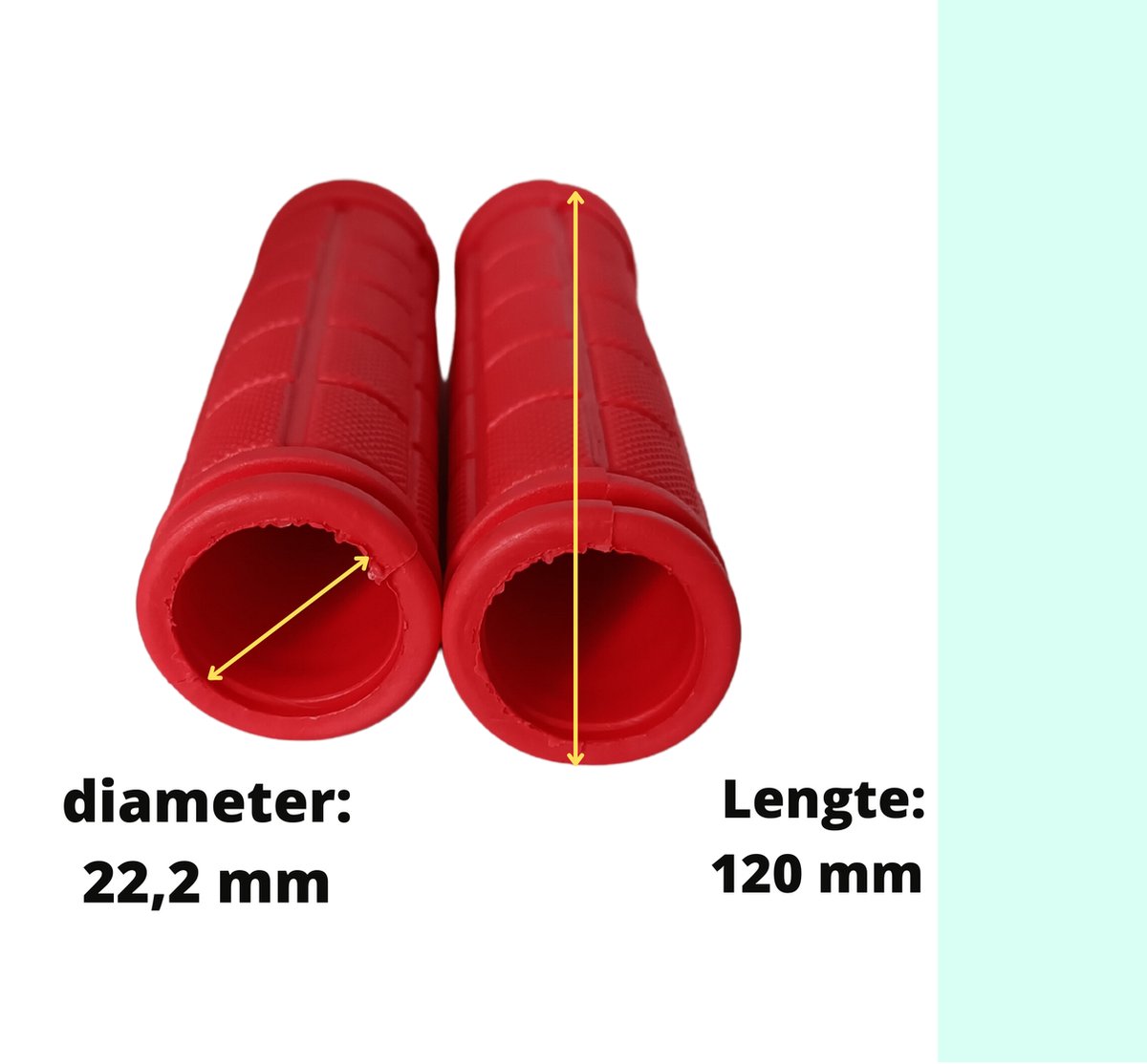 Entergoods® Fiets Handvatten - Rood