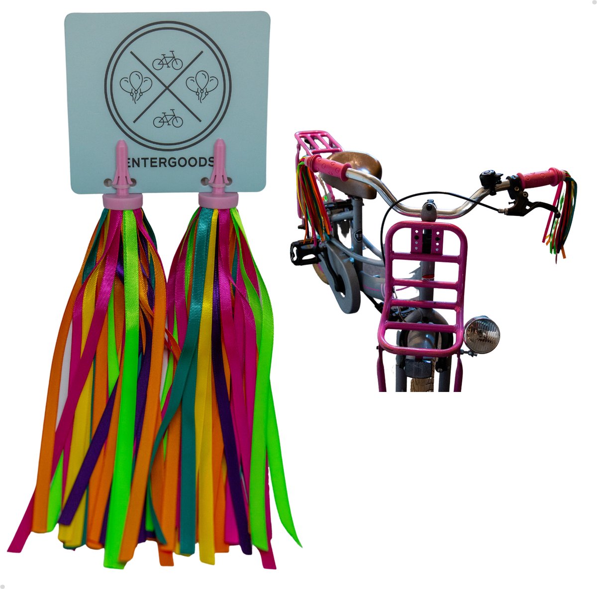 Entergoods Stuurslingers Oranje Groen Paars