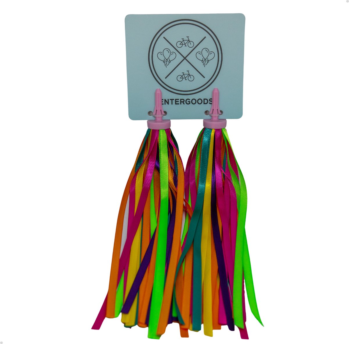Entergoods Stuurslingers Oranje Groen Paars