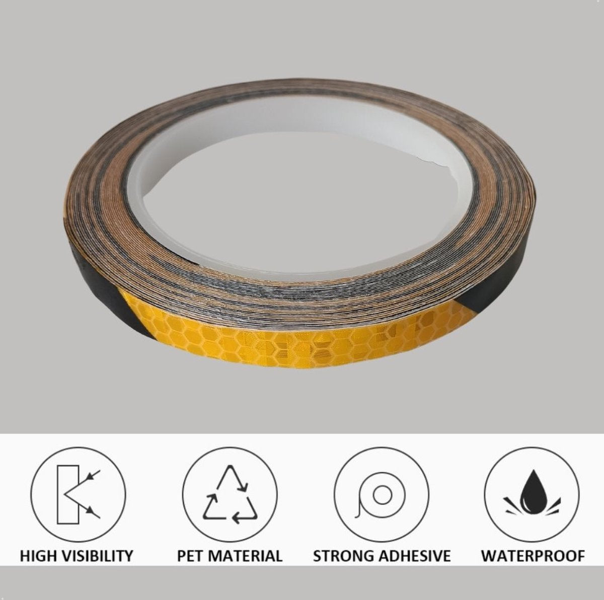 Entergoods Reflecterend Tape Oranje/Zwart
