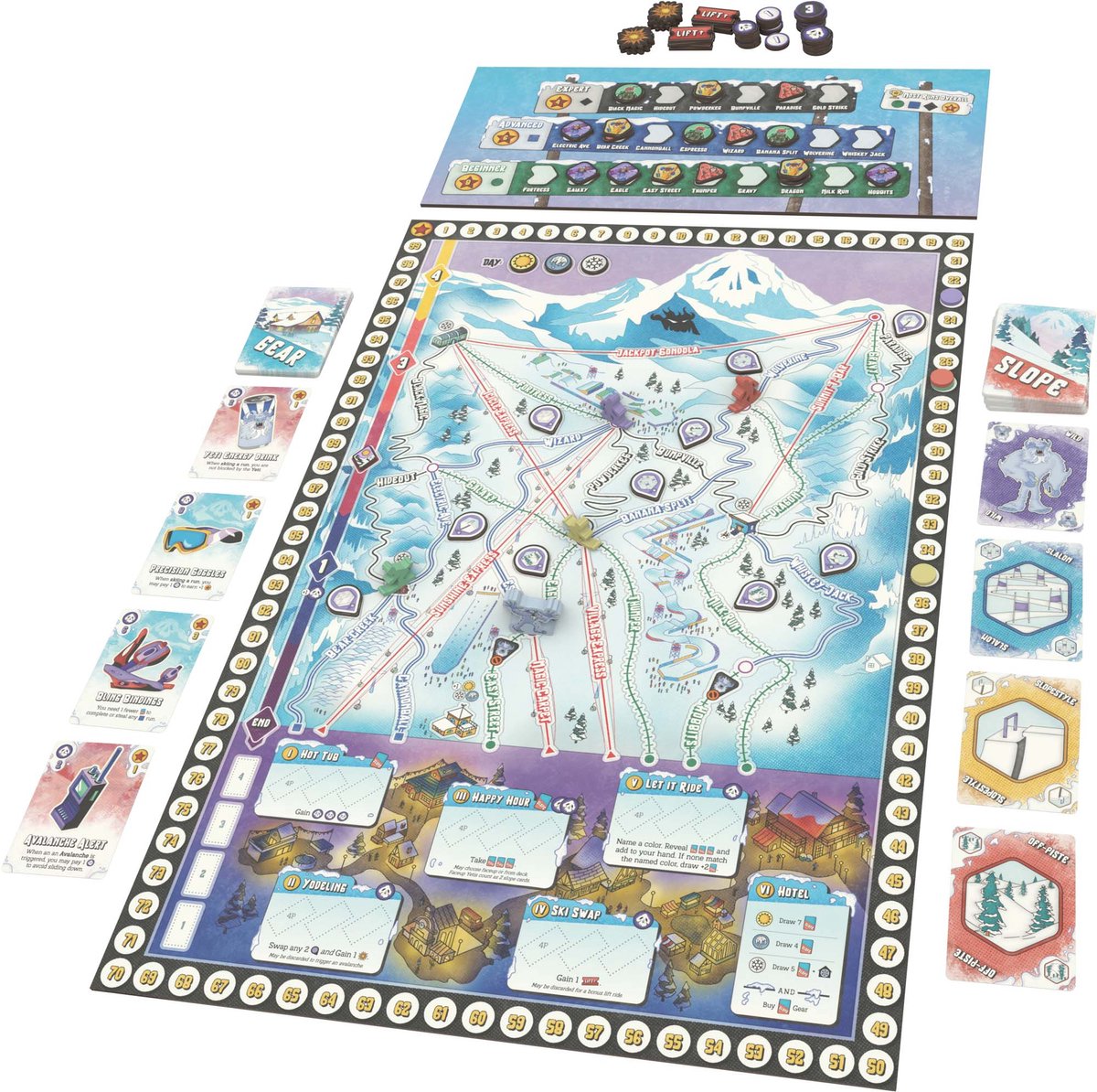 Skull Canyon: Ski Fest Bordspel