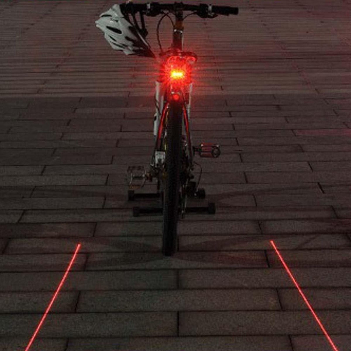 Laser achterlicht fietsverlichting