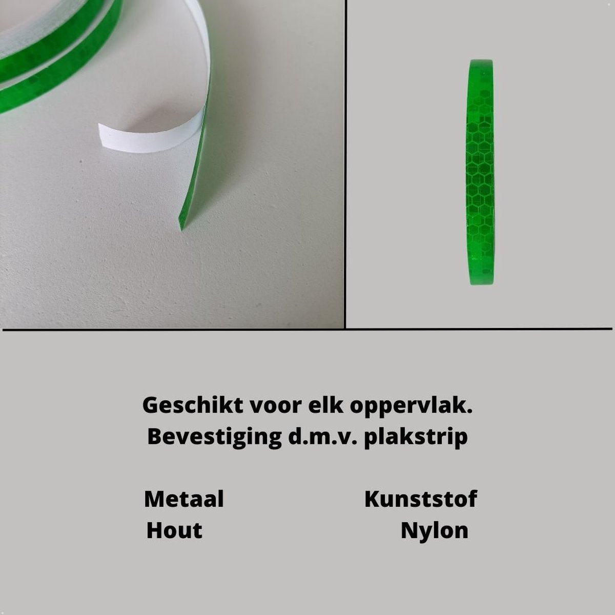Entergoods Reflecterend Tape Groen