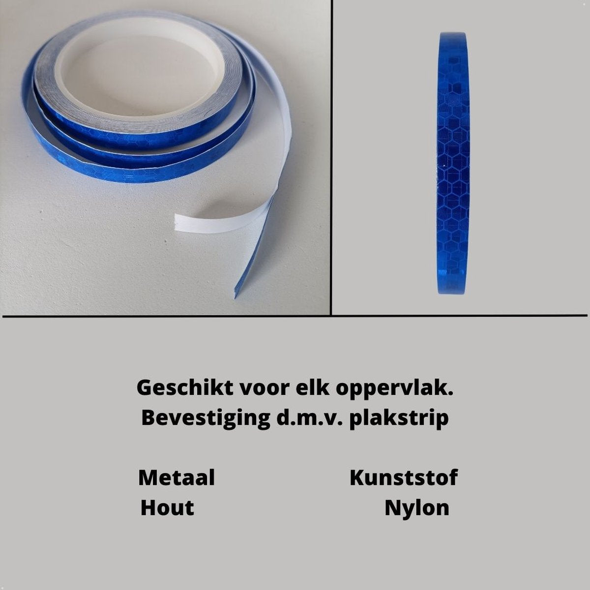 Entergoods Reflecterend Tape Blauw