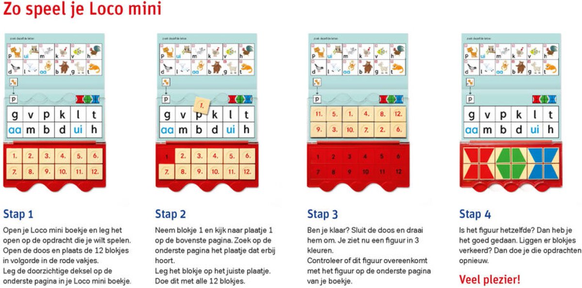 Oefenboekje Loco Mini - Rompompom ik leer letters