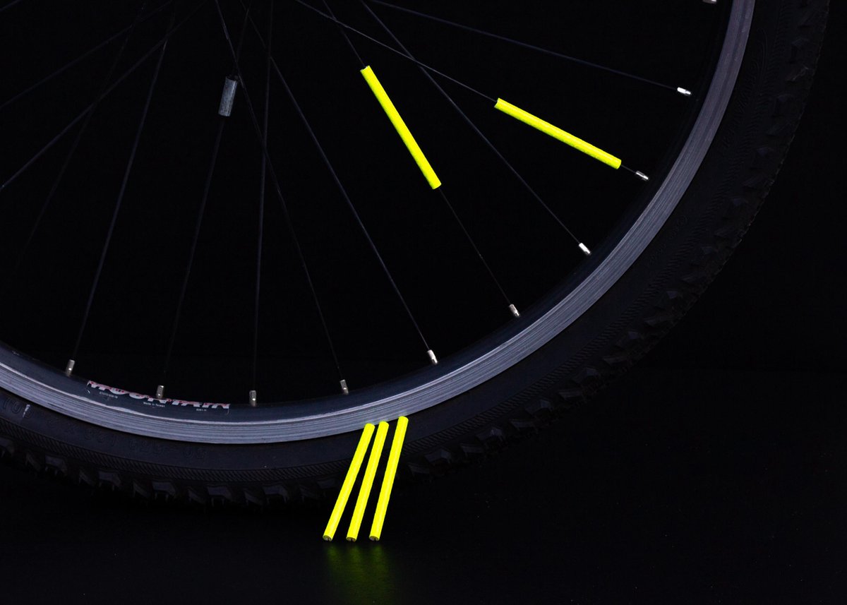 Entergoods spaakreflectoren Geel