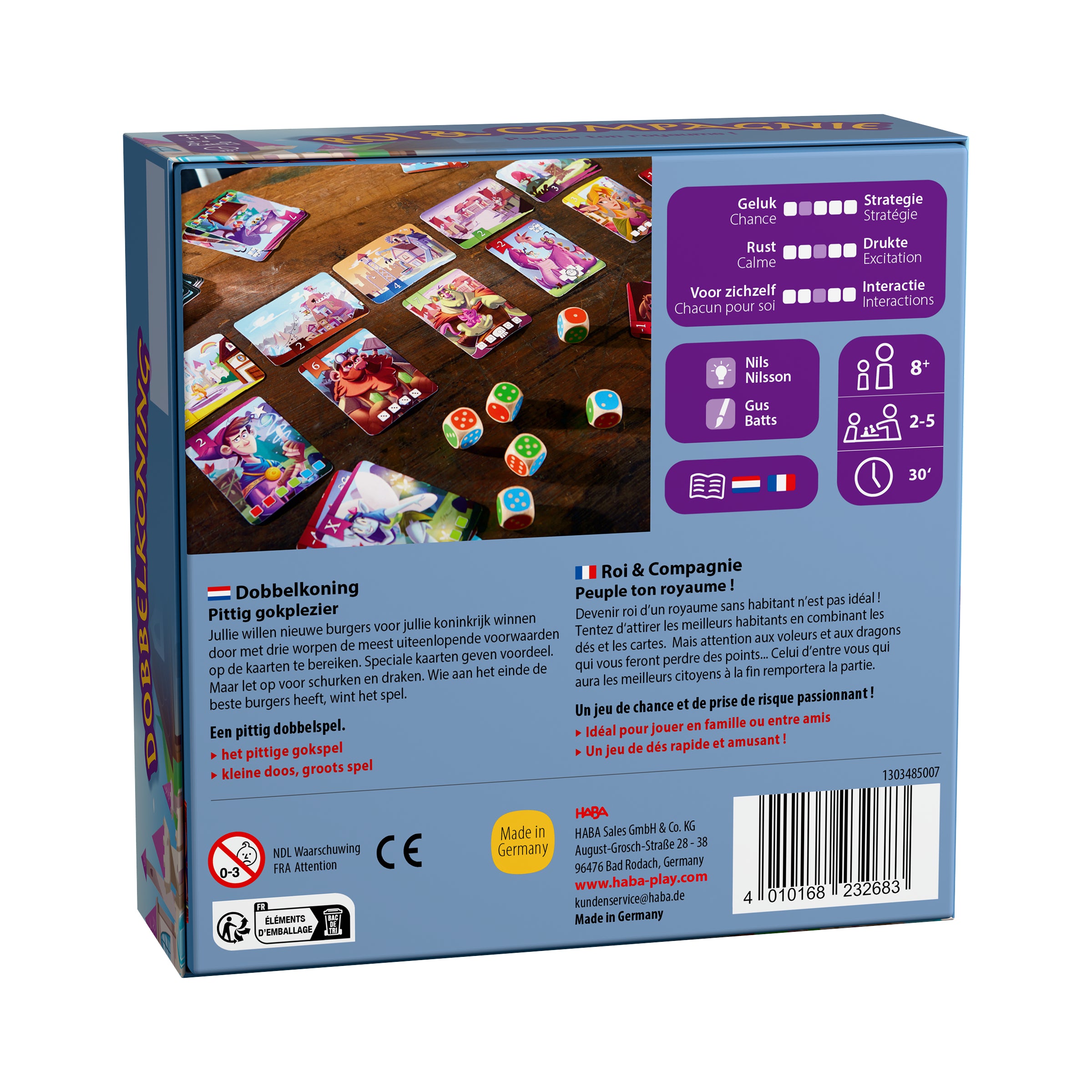 HABA Dobbelkoning – Dobbelspel Bordspel