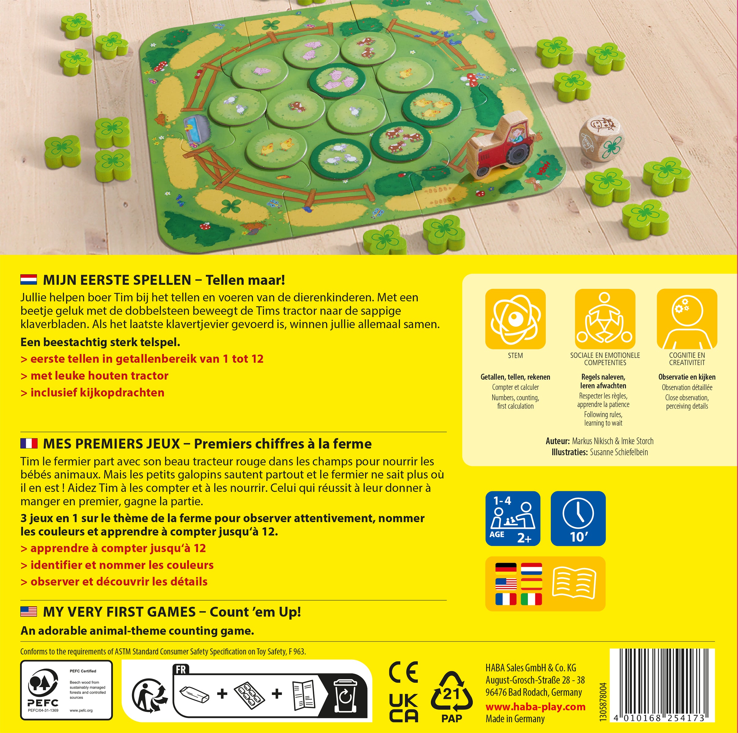 HABA Mijn Eerste Spellen – Tellen Maar Bordspel