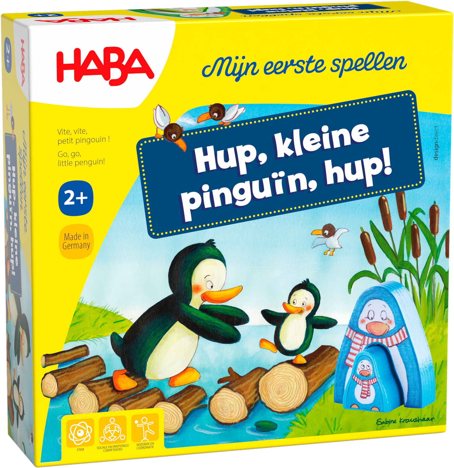 HABA Mijn Eerste Spellen – Hup, Klein Pinguïn Hup Bordspel