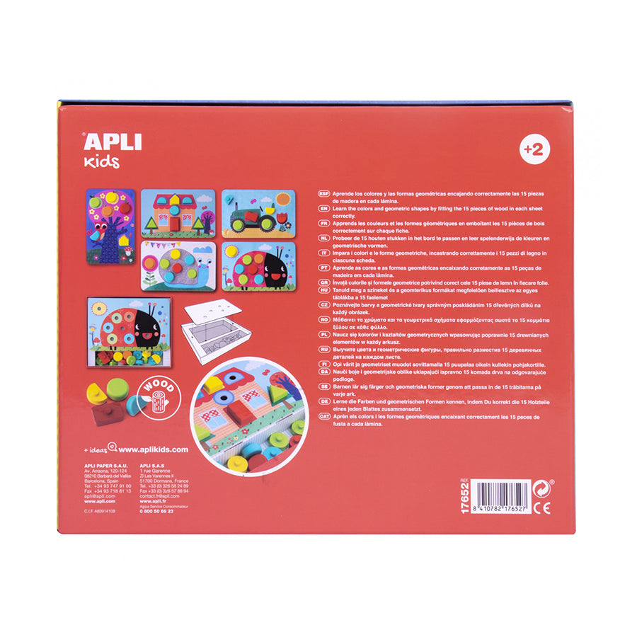 Mijn eerste houten Mozaïek - APLI