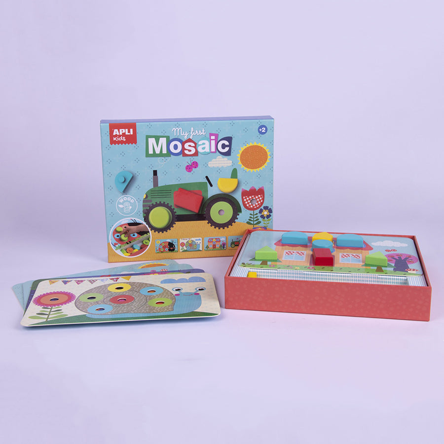 Mijn eerste houten Mozaïek - APLI