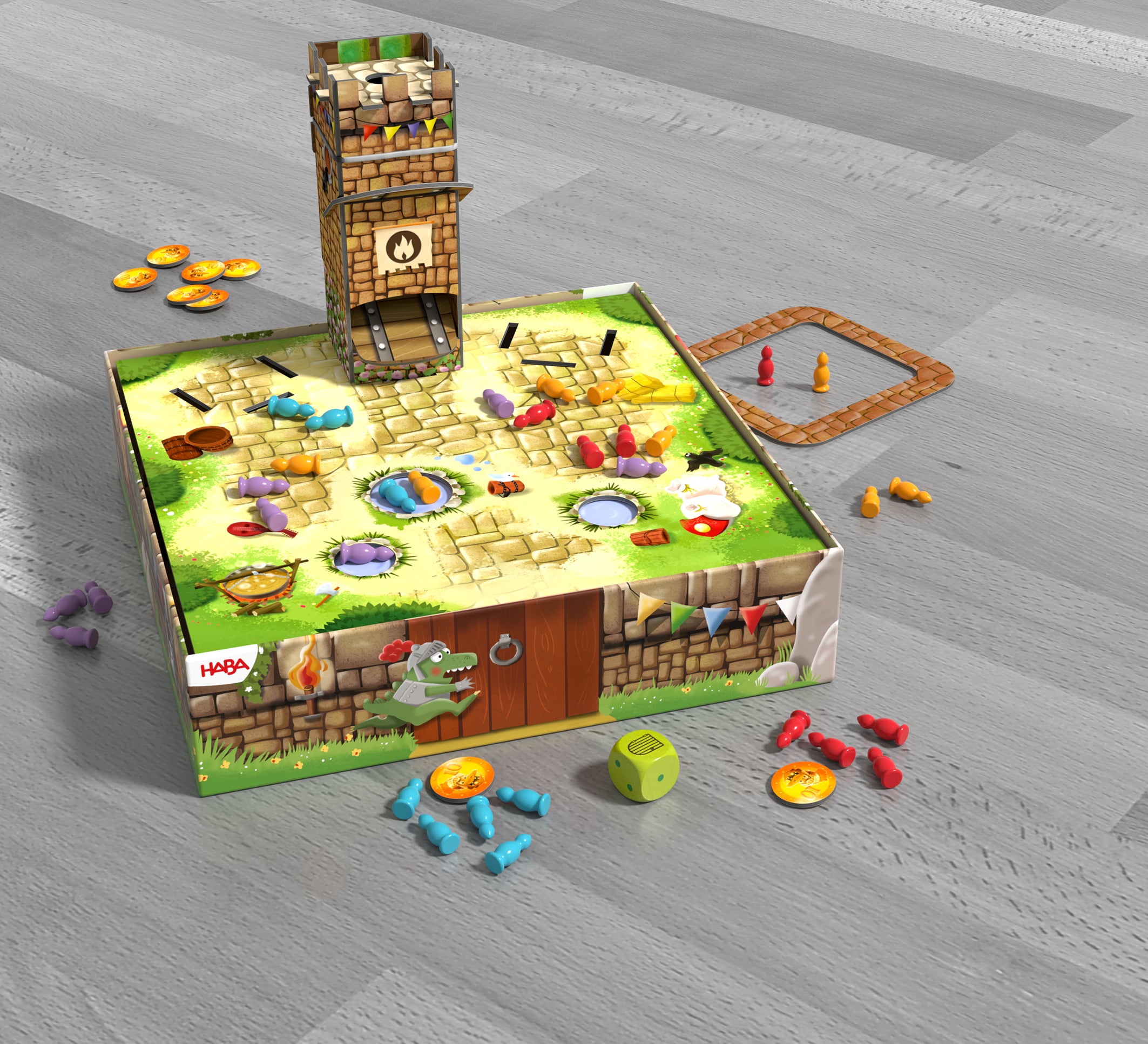 HABA De Stormloop & Het Grote Drakenspektakel Bordspel