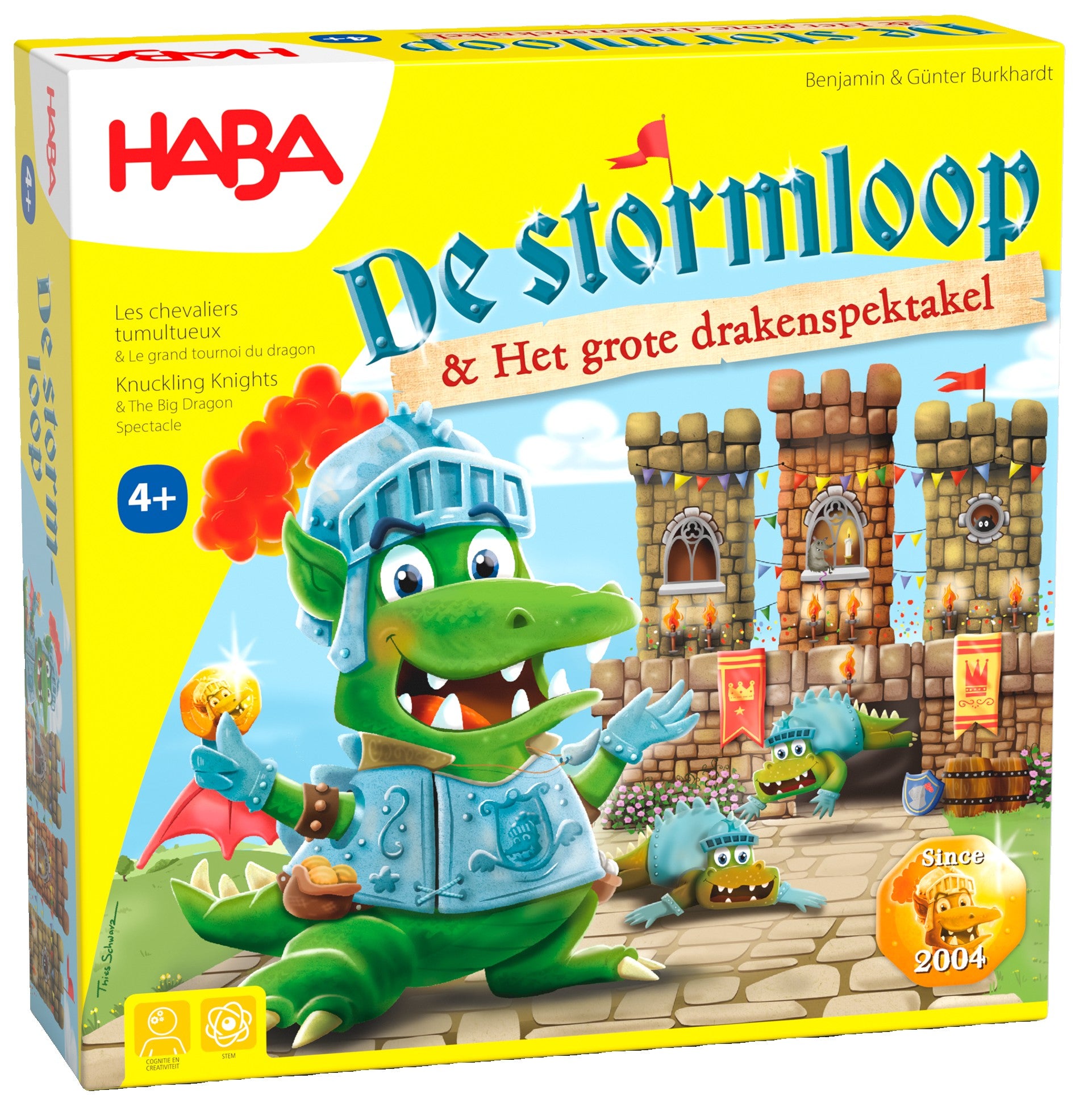 HABA De Stormloop & Het Grote Drakenspektakel Bordspel