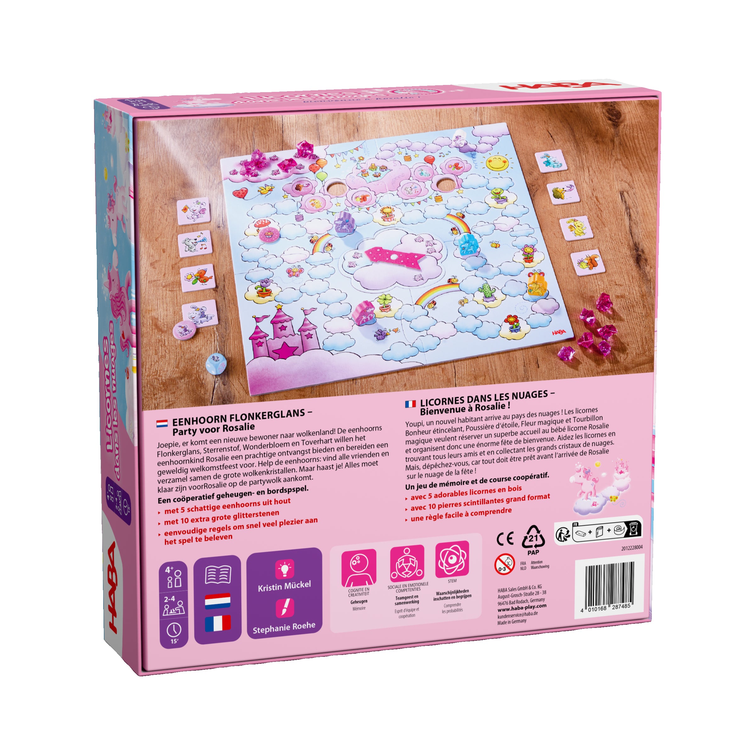HABA Eenhoorn Flonkerglans – Party voor Rosalie Bordspel