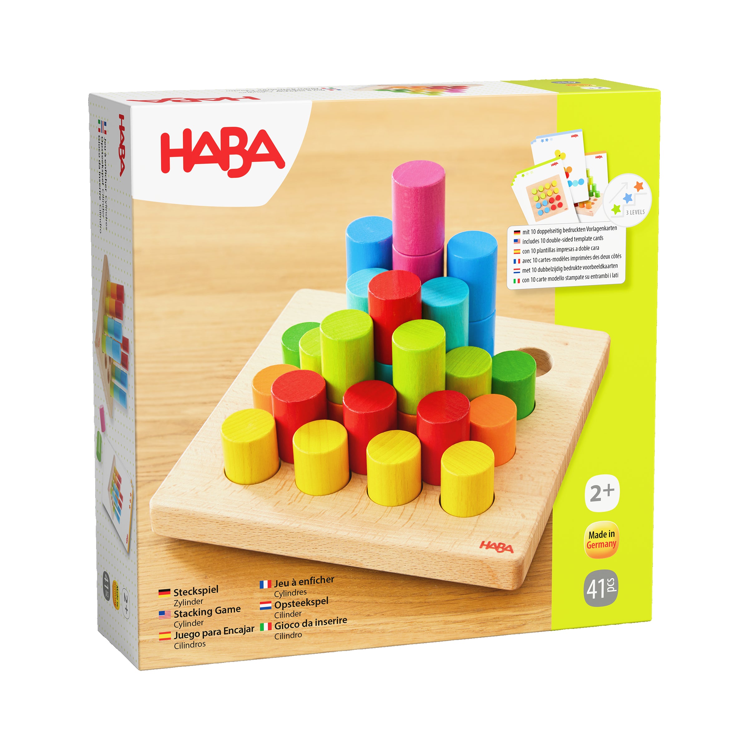 HABA Steckspel Cilinders – Houten Insteekspel