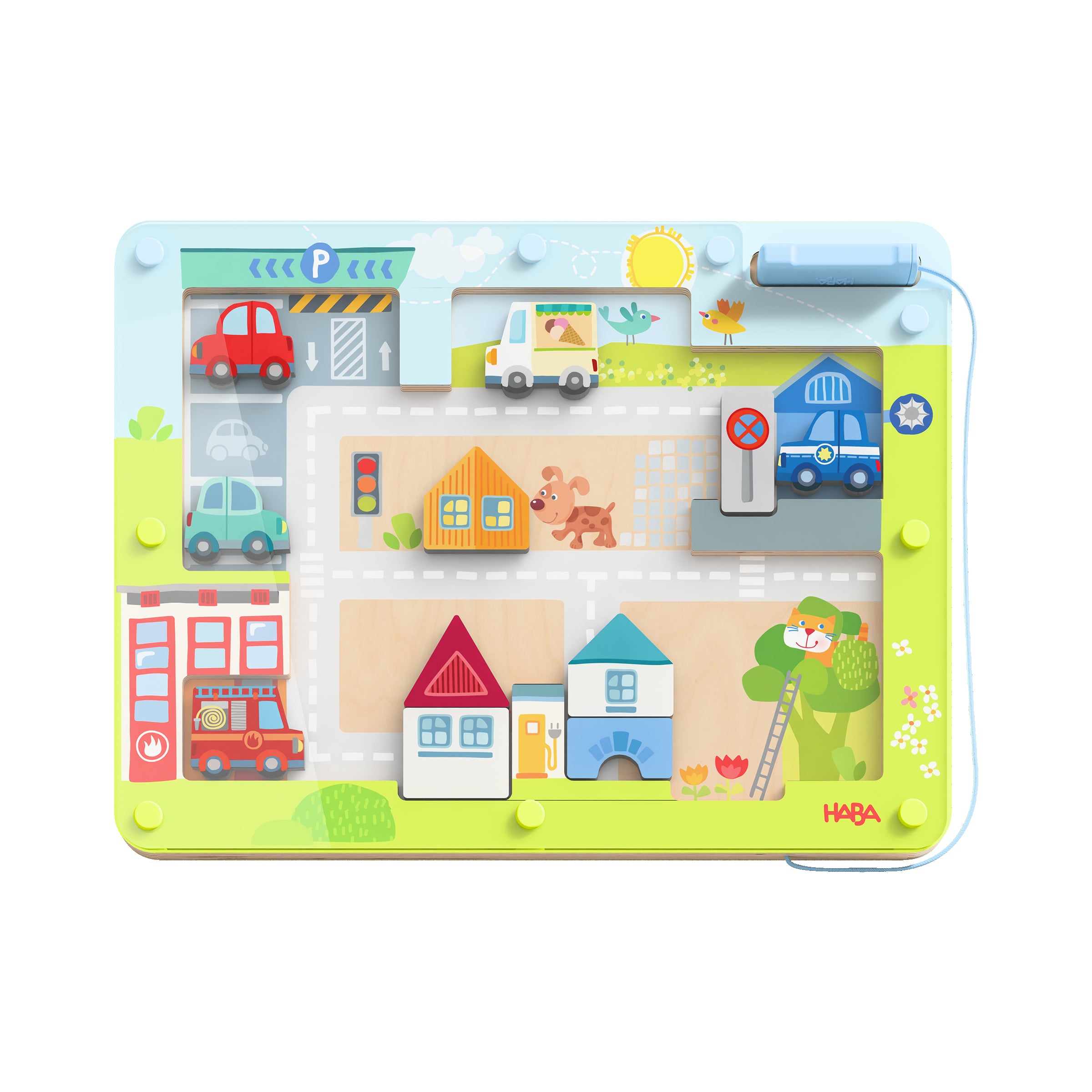 HABA Magneetspel Vario Stad – Magnetisch Bouw- en Speelset