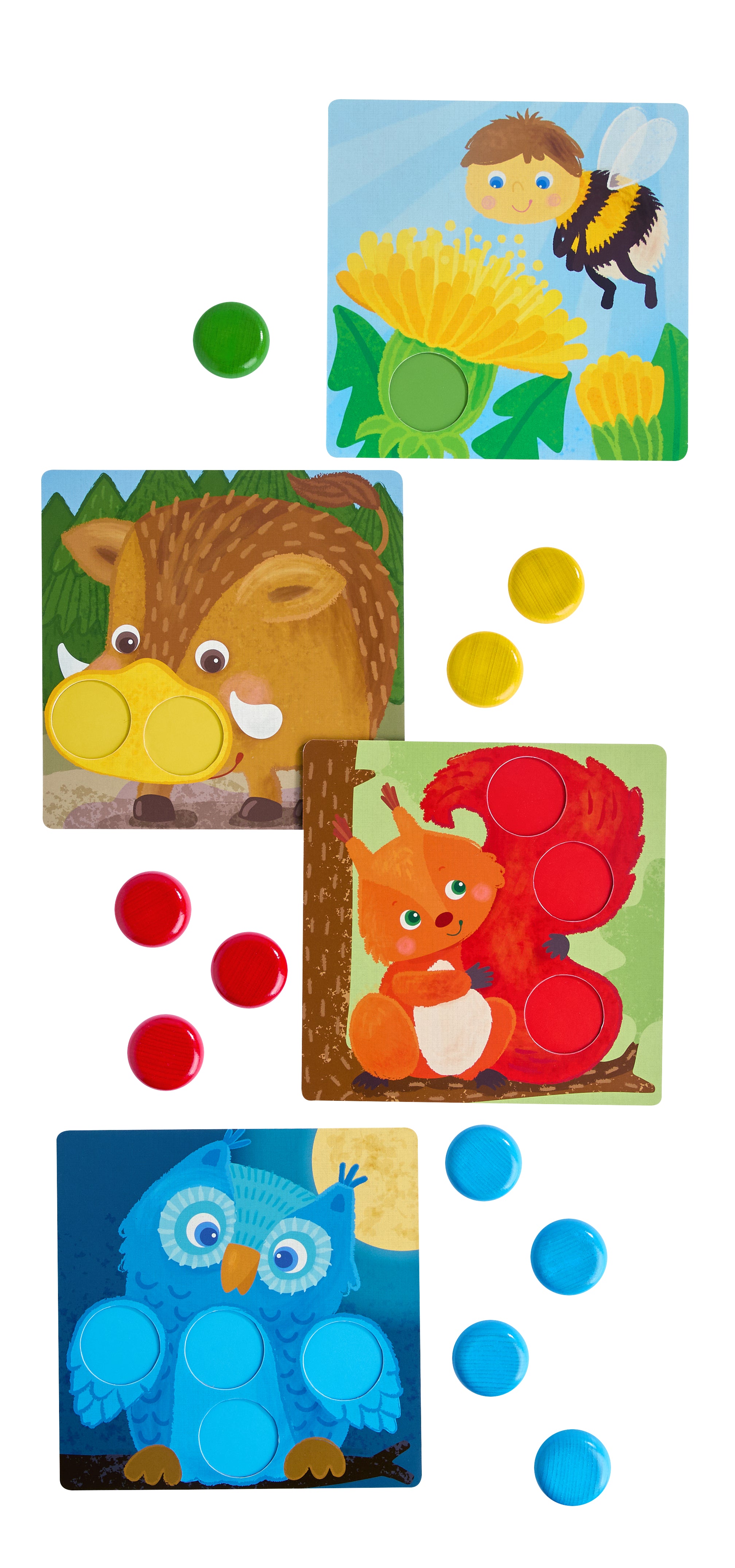 HABA Ordeningsspel Bosdieren (14 delen)