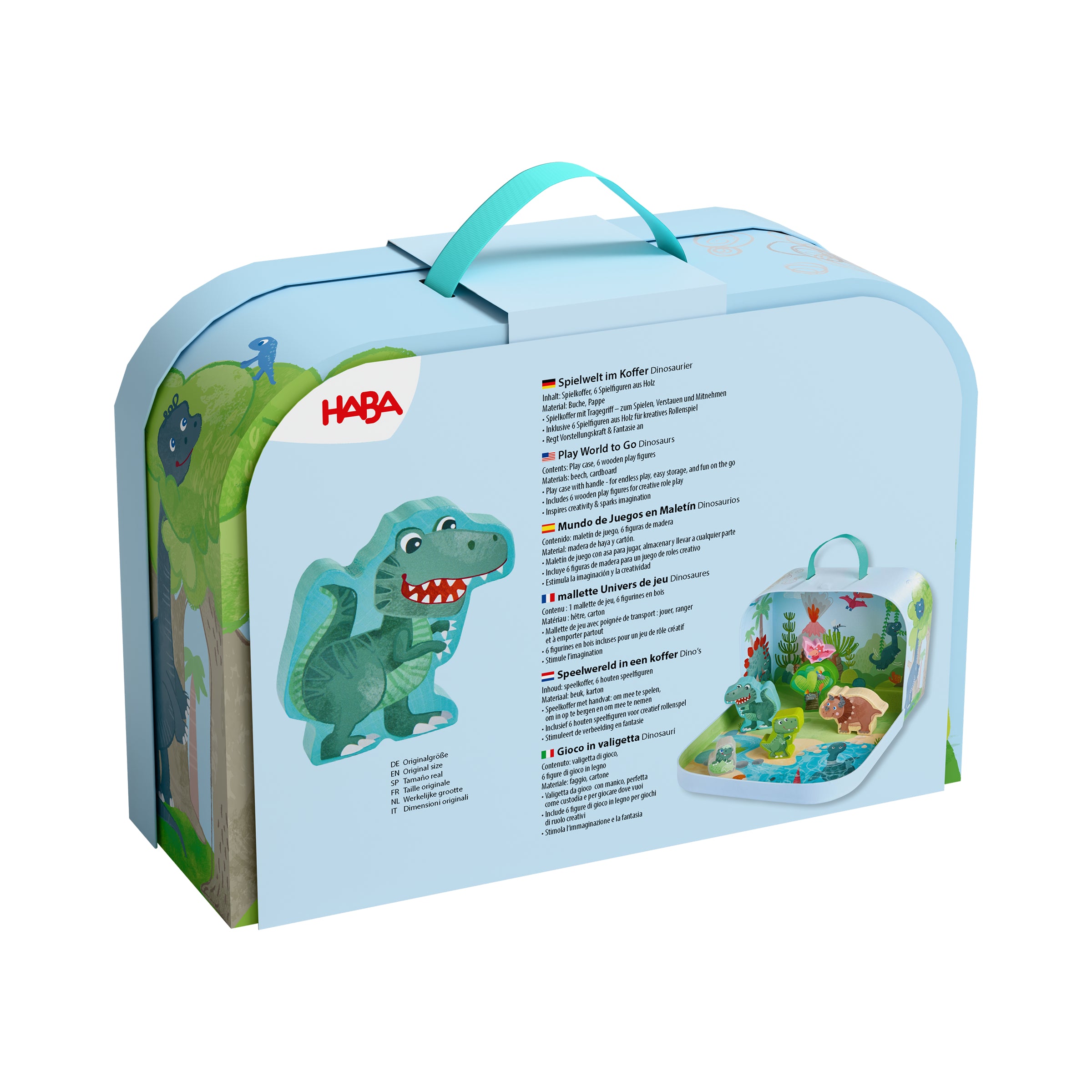 Speelwereld in een koffer Dino's