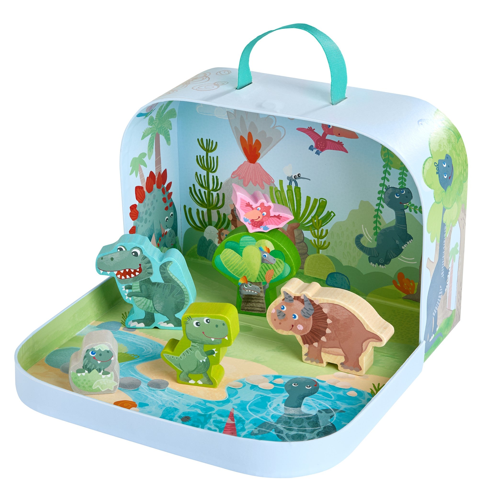 Speelwereld in een koffer Dino's