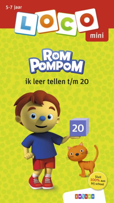 Oefenboekje Loco Mini - Rompompom ik leer tellen t/m 20