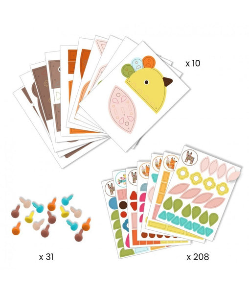 Creatief met papier - 3 reuzendieren