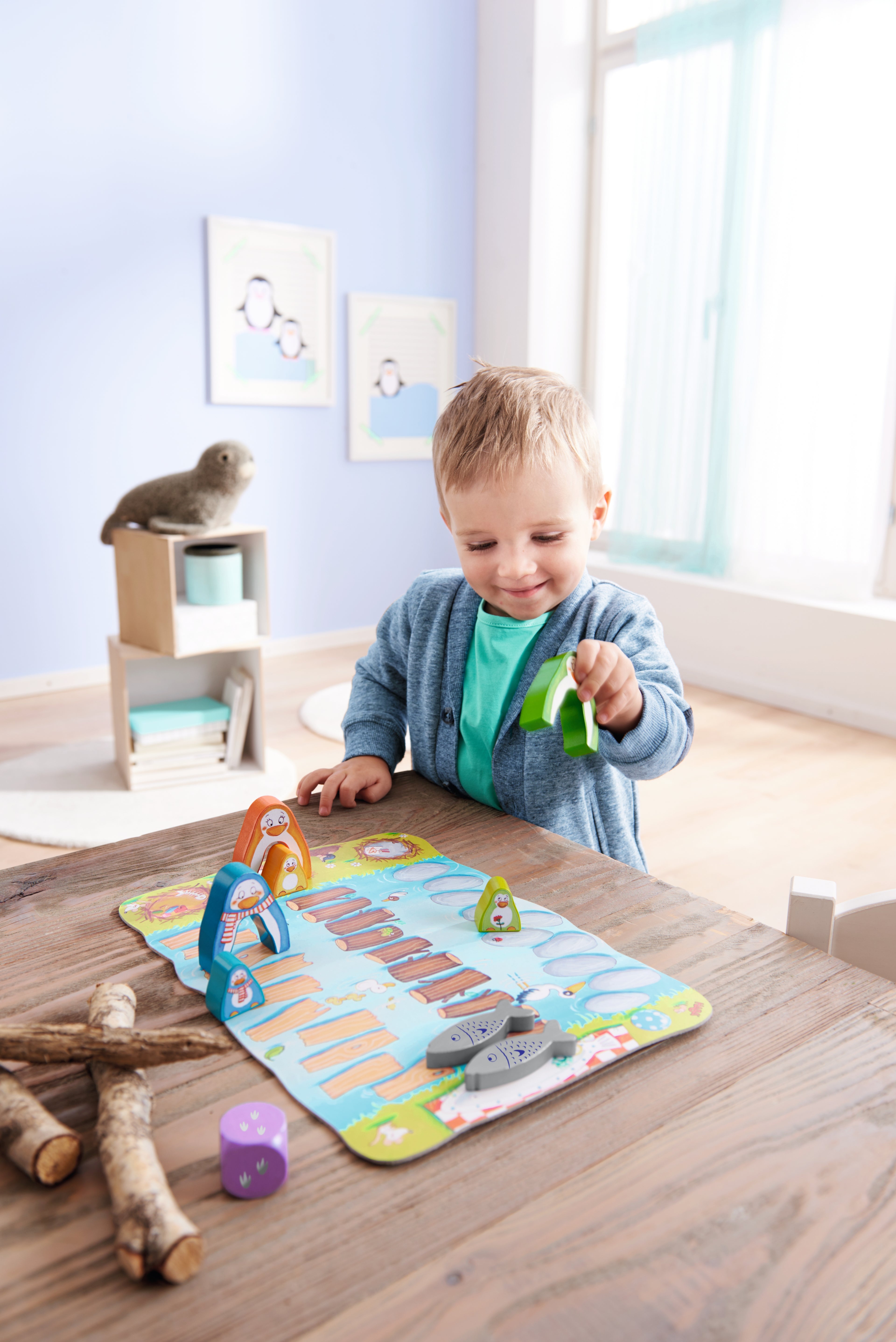 HABA Mijn Eerste Spellen – Hup, Klein Pinguïn Hup Bordspel