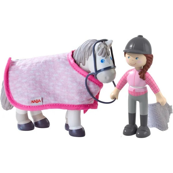 HABA Little Friends Amazone Sanya en paard Saphira - detailfoto