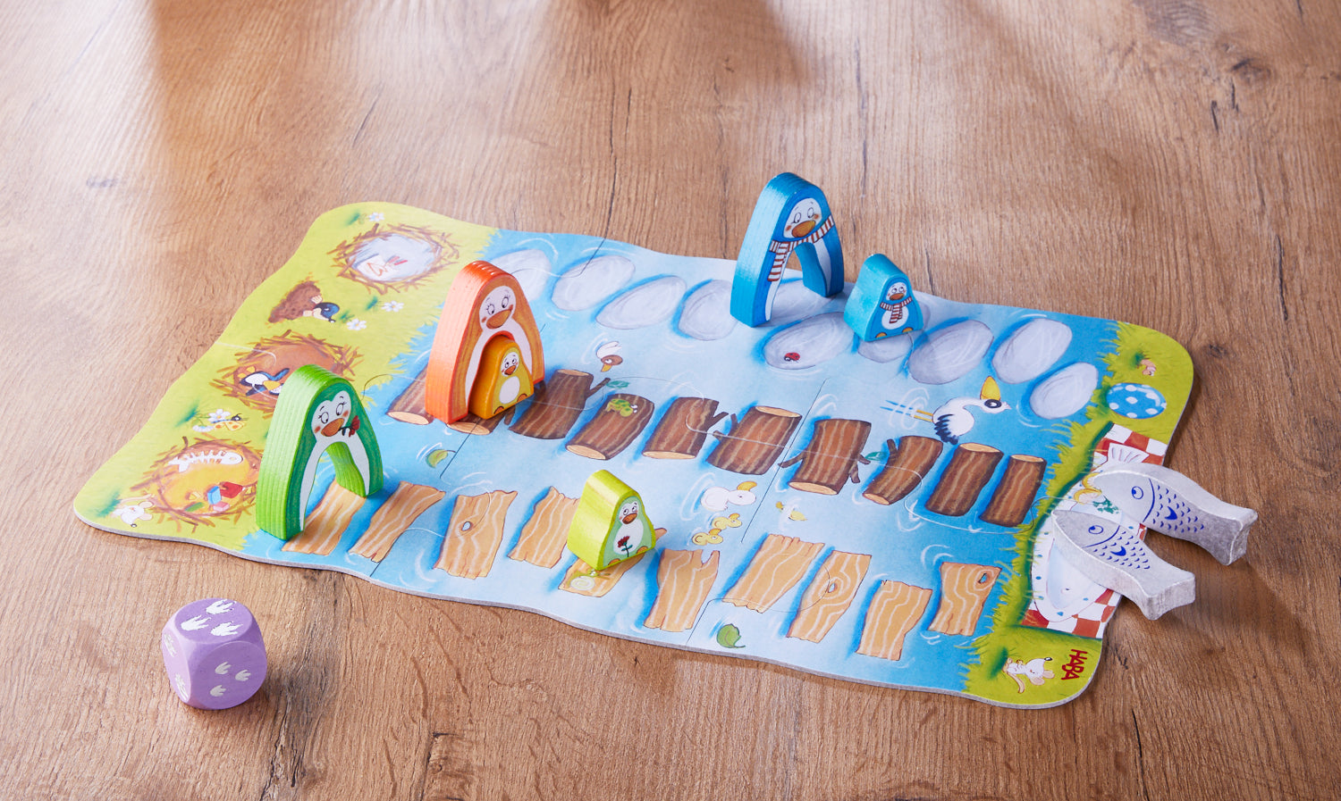 HABA Mijn Eerste Spellen – Hup, Klein Pinguïn Hup Bordspel