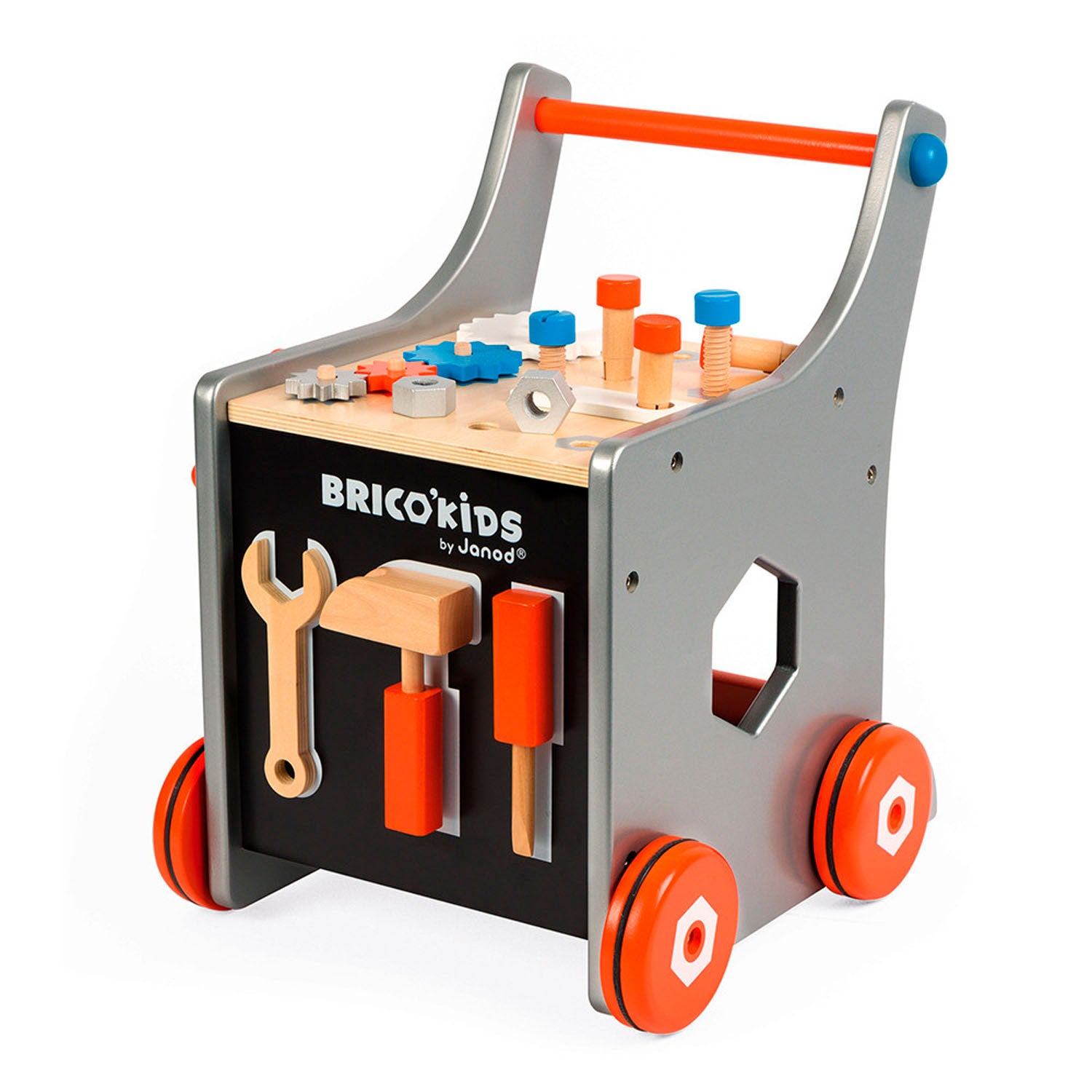 Janod Brico’Kids Magnetische DIY Trolley