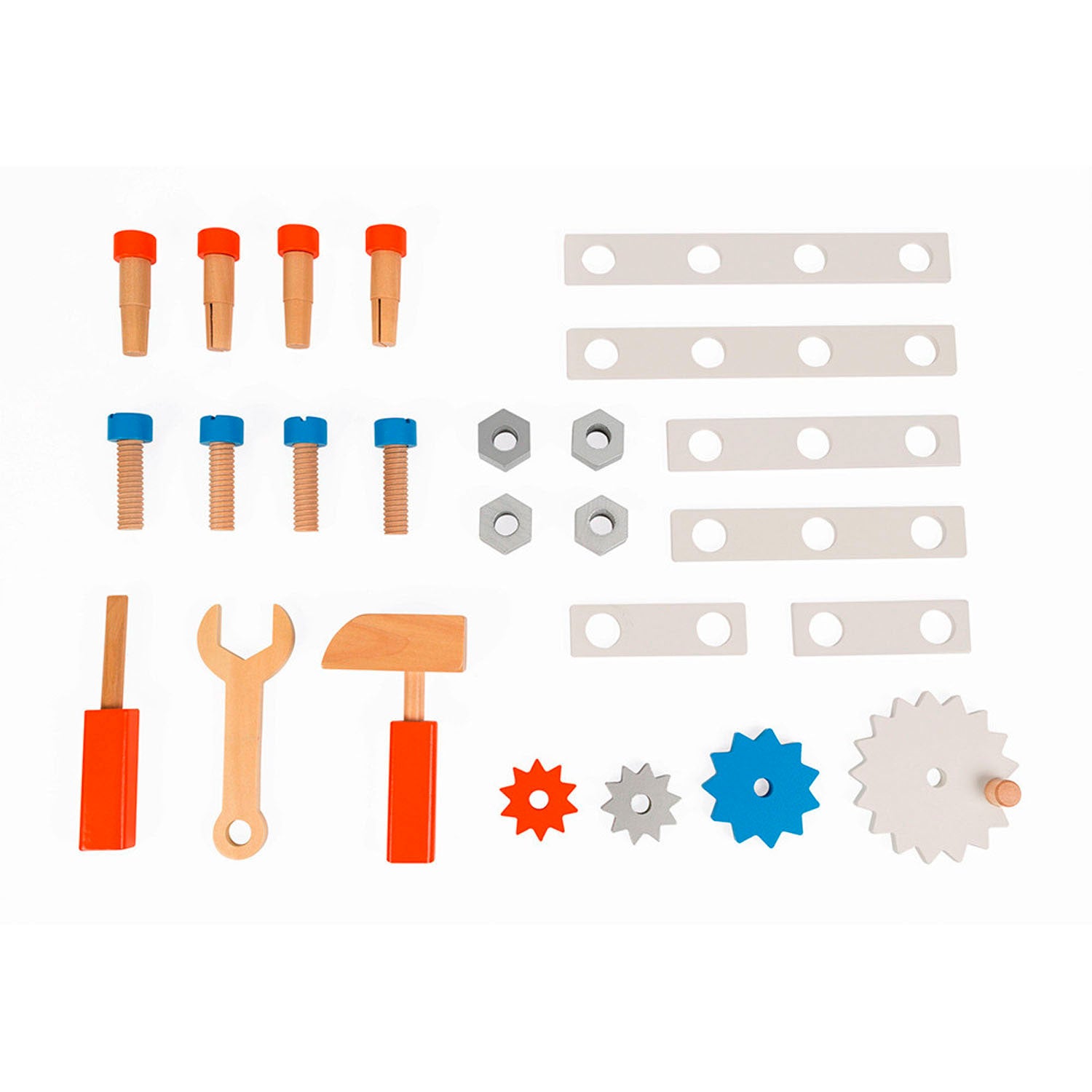 Janod Brico’Kids Magnetische DIY Trolley