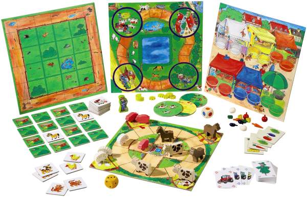 HABA Mijn Eerste Spelletjesdoos – Grote Spellenverzameling Bordspel