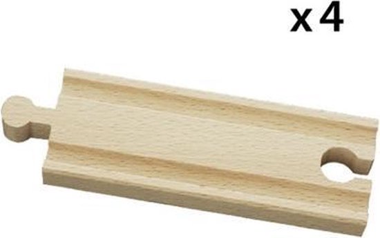 BRIO Halve rechte rails - 33334