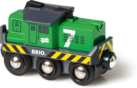 BRIO Locomotief voor goederentrein op batterijen - 33214