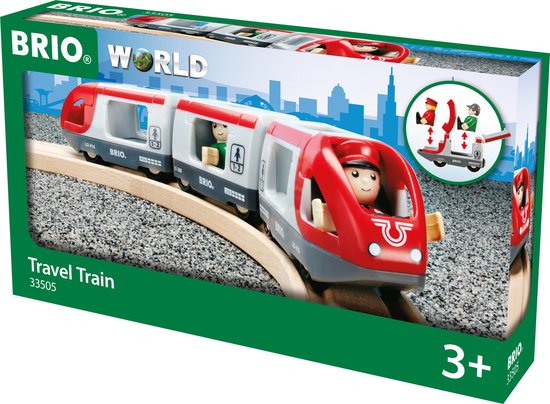 BRIO Rode Passagierstrein - 33505