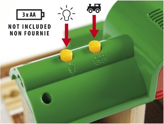BRIO Treinstation met Geluidsopname Functie - 33578