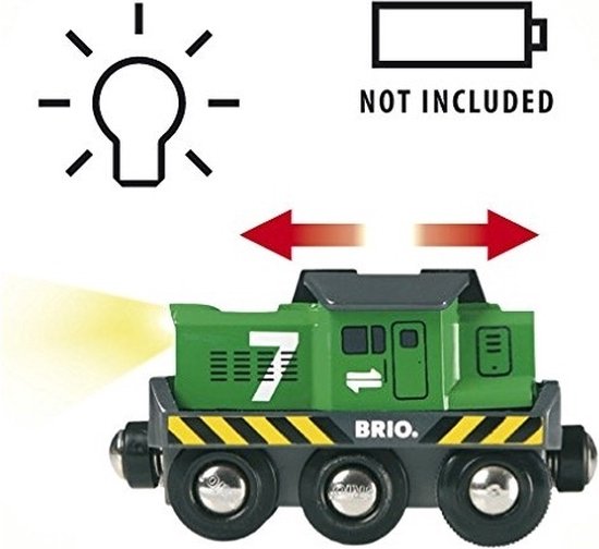 BRIO Locomotief voor goederentrein op batterijen - 33214