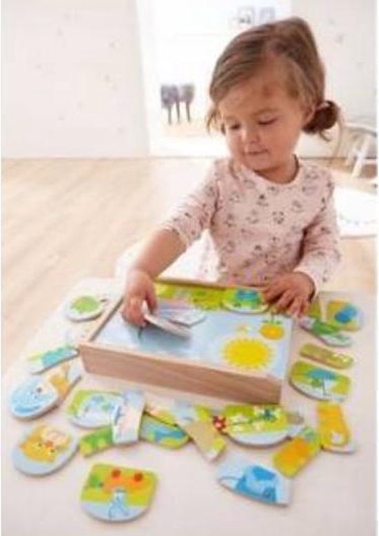 HABA Puzzel Grappige Dierenmix - detailfoto