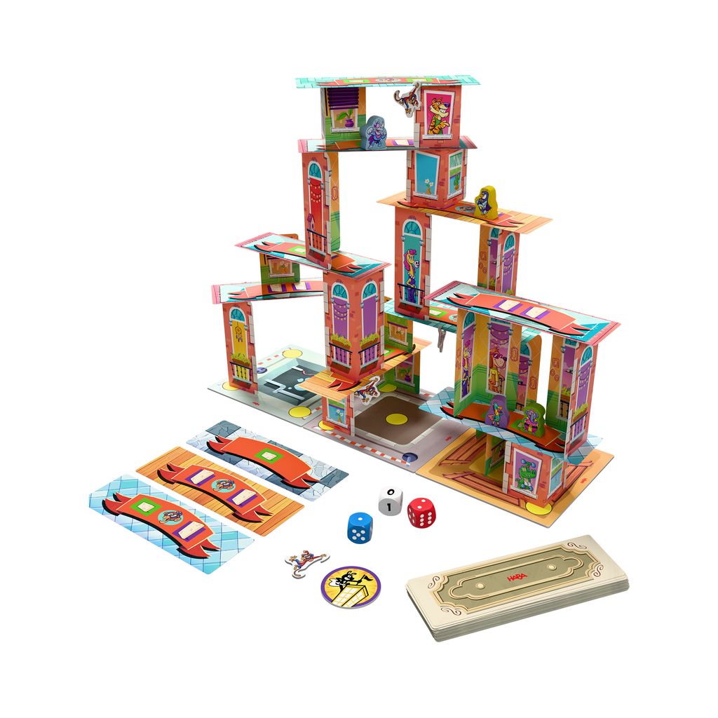 HABA Rhino Hero Super Battle – Behendigheidsspel Bordspel