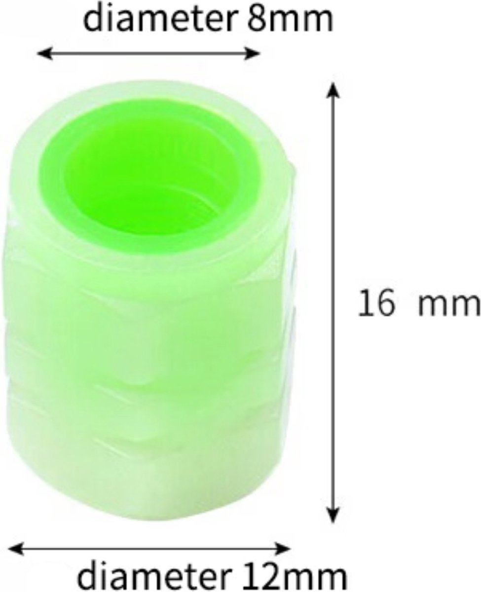 Entergoods Ventieldopjes Glow 4stuks