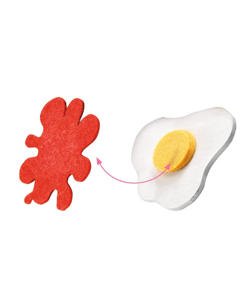 Djeco Hamburger keukenspeelgoed - Kelly & Johnny