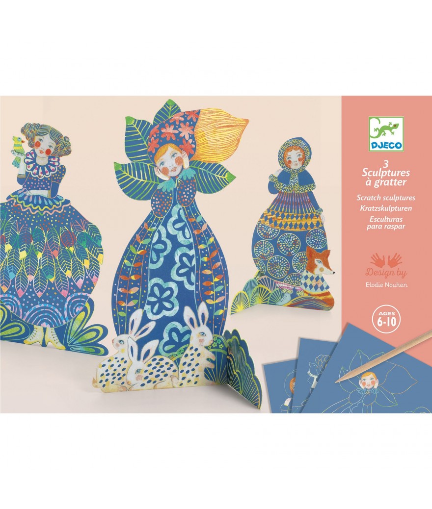 Djeco Kraskaarten Jolie Robes