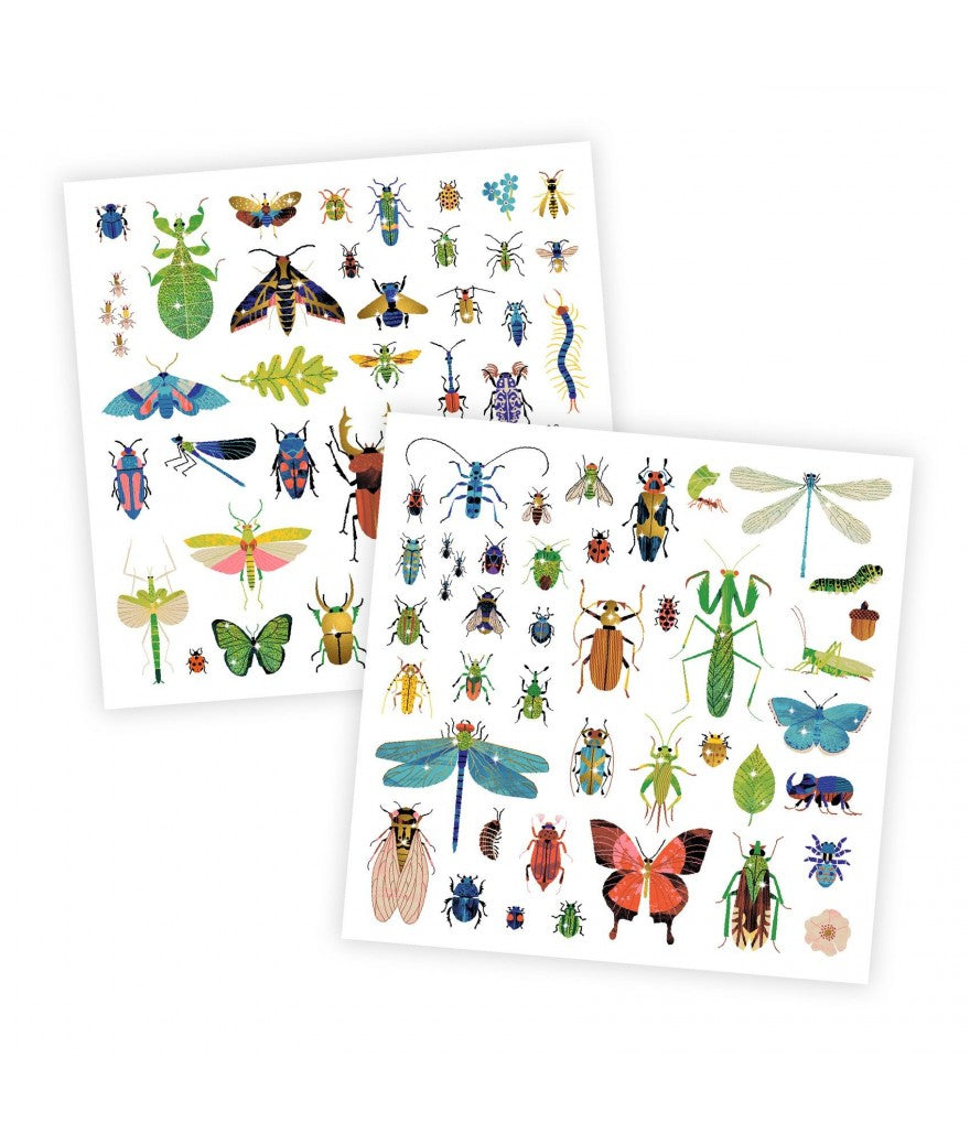 Djeco Metallic stickers - Microkosmos