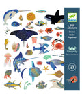 Djeco Metallic stickers - Oceaan
