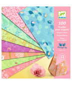 Djeco Origami Haru - 100 bedrukte vellen