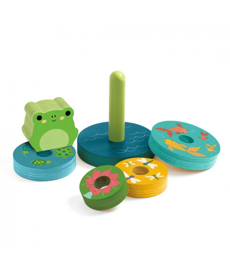 Djeco Puzzel - Puzz & Stack Rainbow